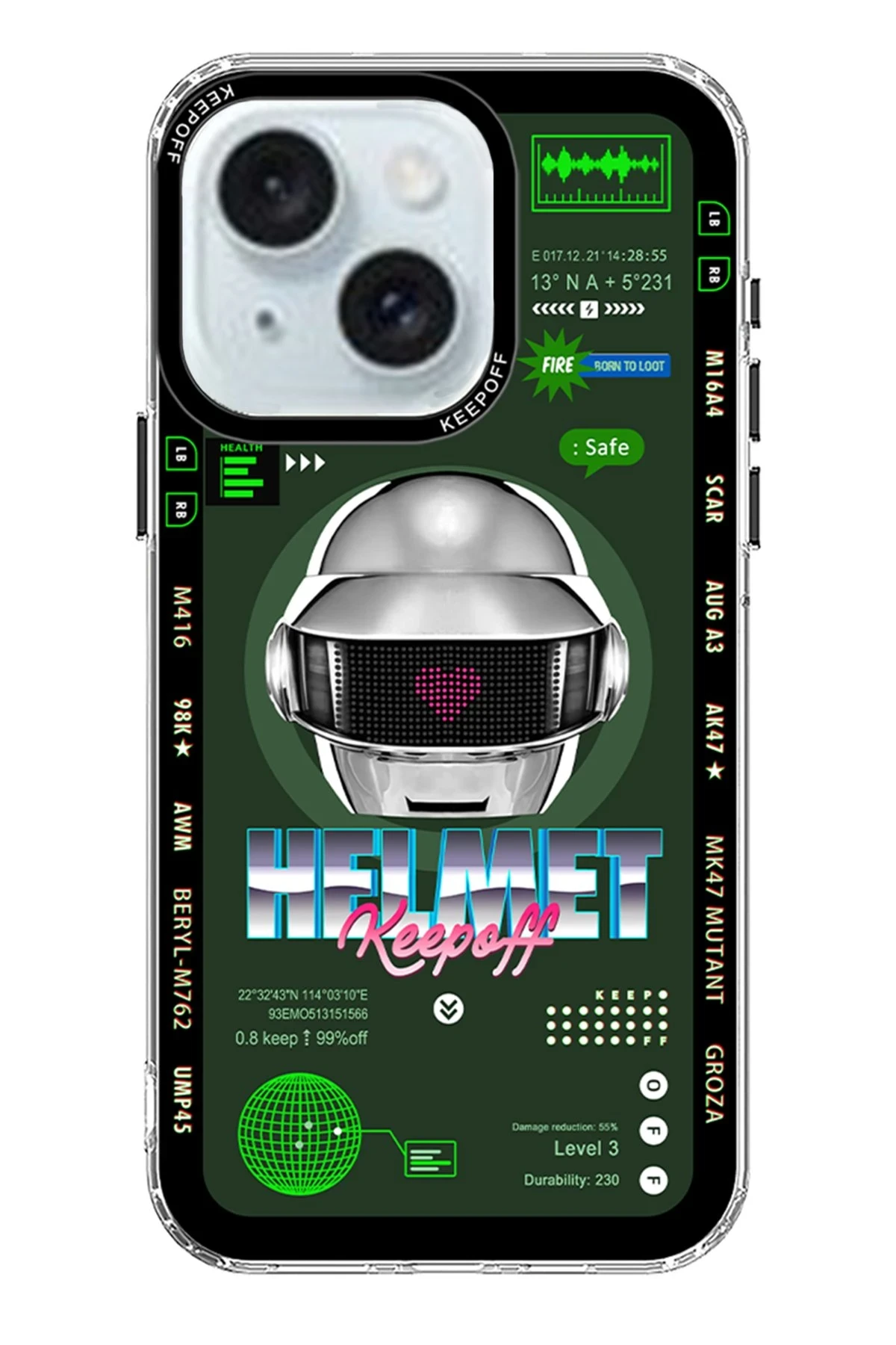 Keep Off Apple iPhone 15 Parallel Space Time Magsafe Kapak - Metal Confession