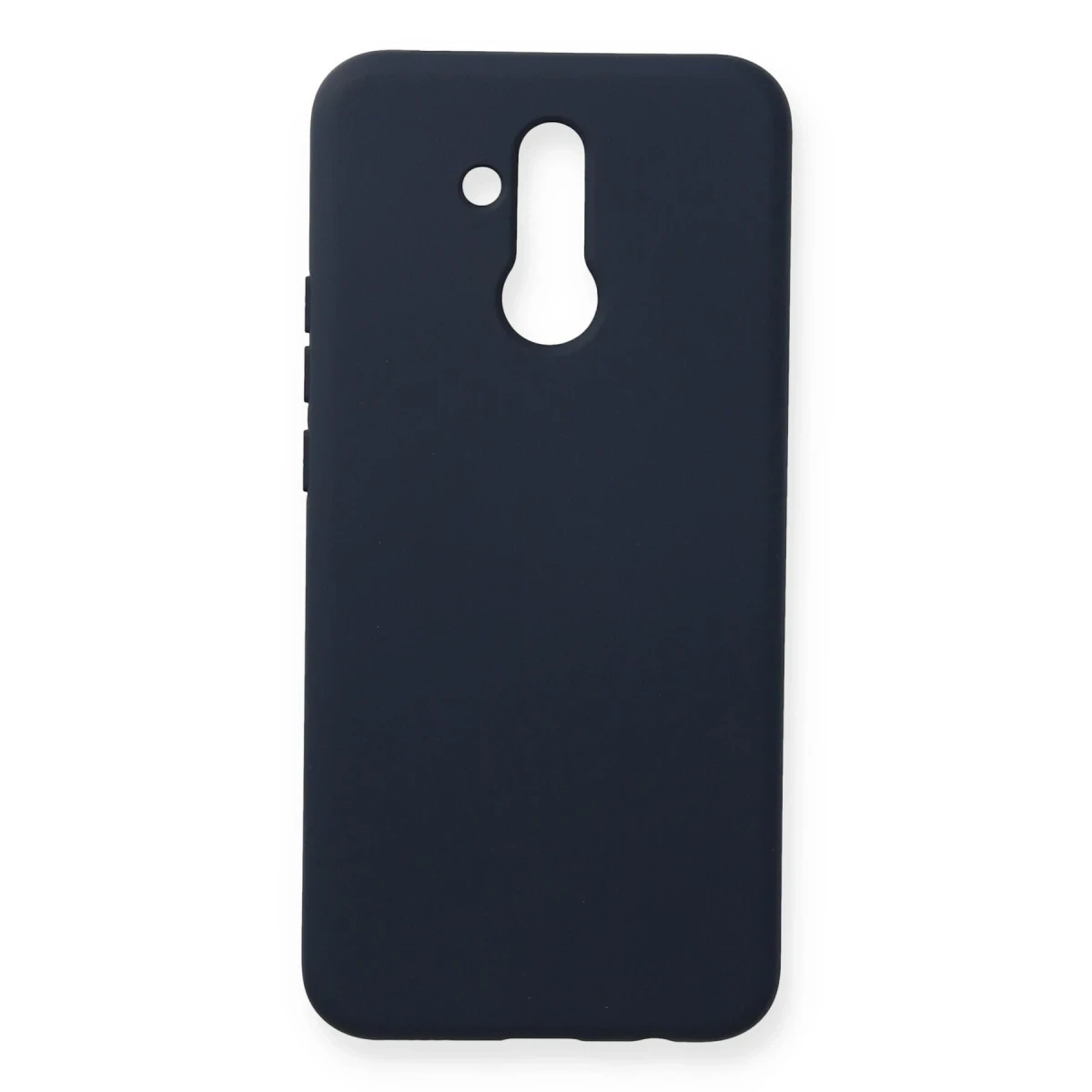 Newface Huawei Mate 20 Lite Kılıf Nano içi Kadife Silikon - Lacivert
