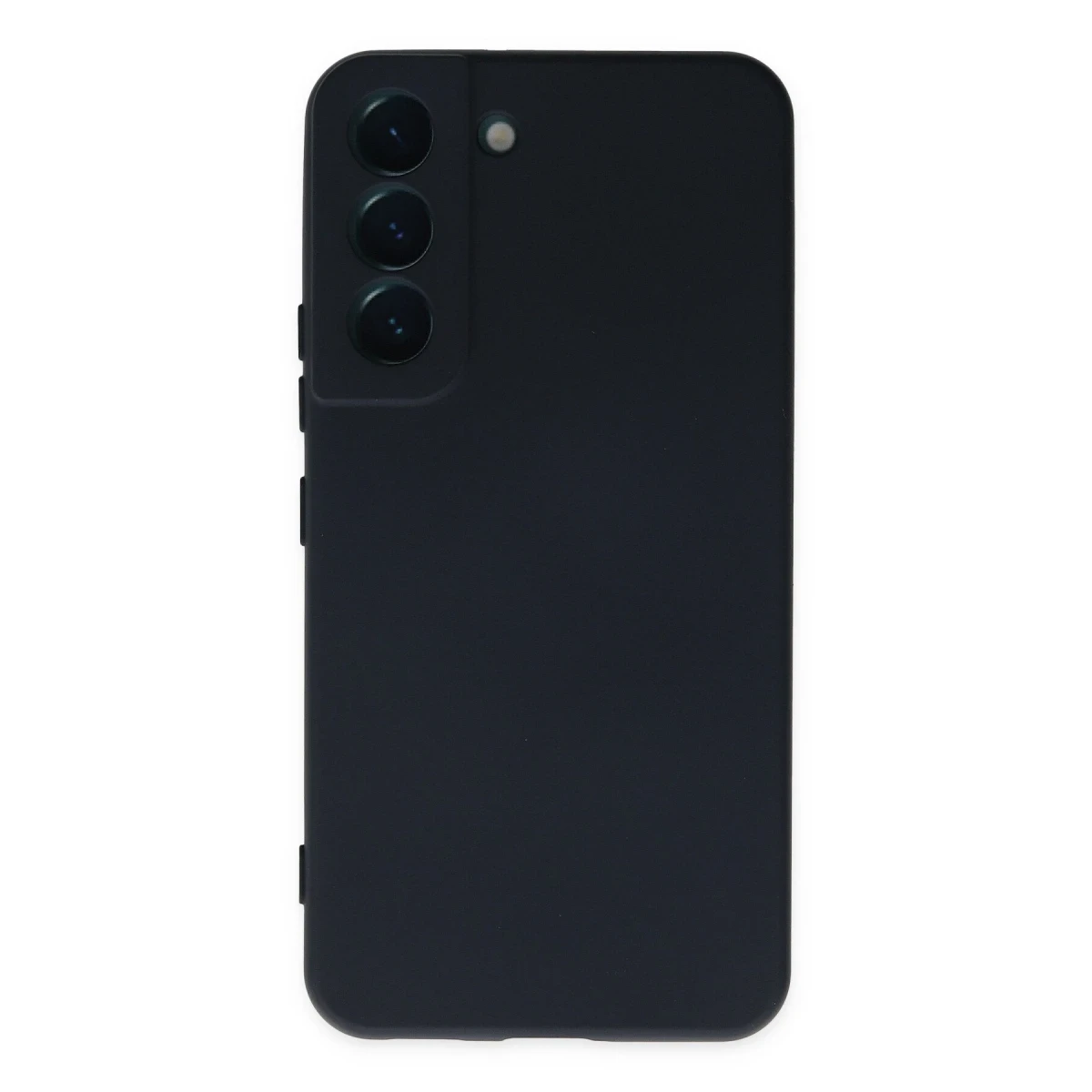 Newface Samsung Galaxy S22 Kılıf Nano içi Kadife Silikon - Lacivert