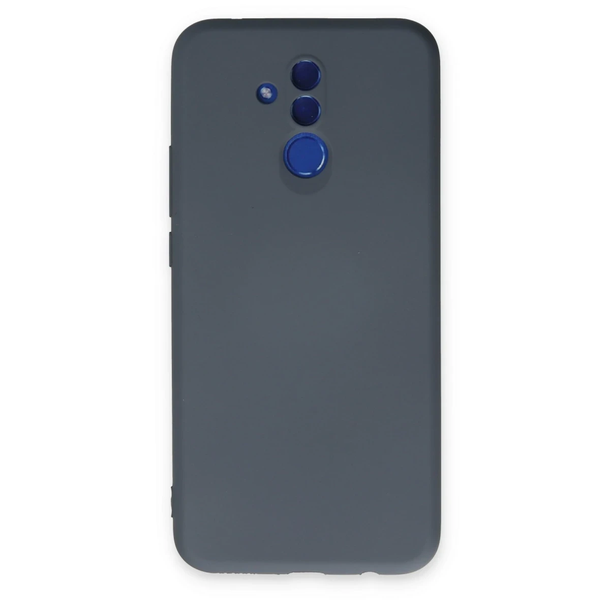 Newface Huawei Mate 20 Lite Kılıf Nano içi Kadife Silikon - Gri