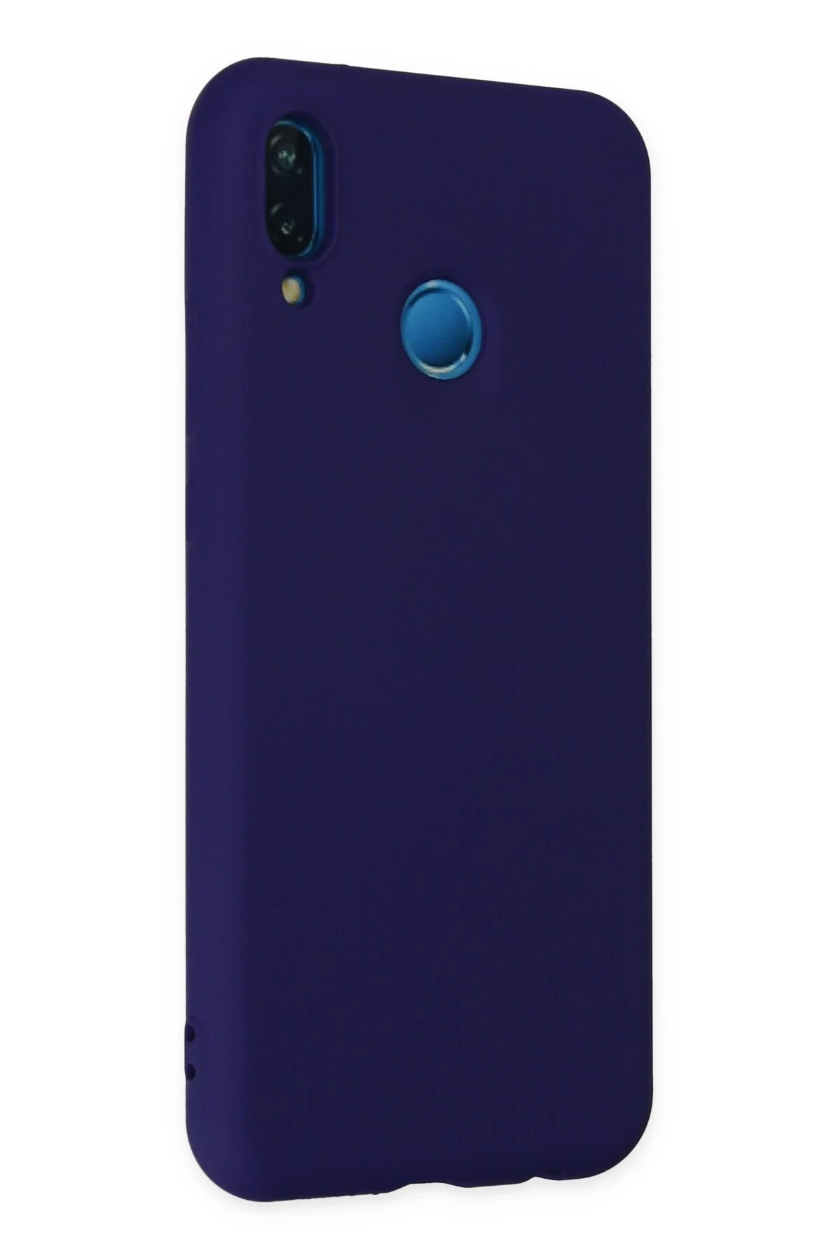 Newface Huawei P20 Lite Kılıf Nano içi Kadife Silikon - Mor