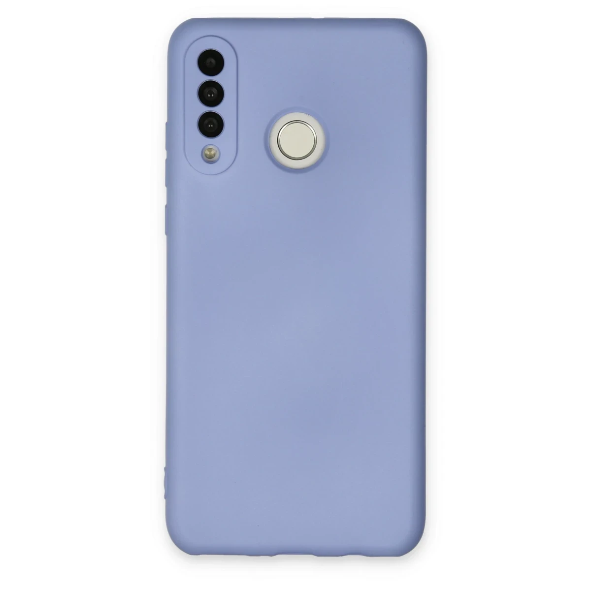 Newface Huawei P30 Lite Kılıf Nano içi Kadife Silikon - Lila