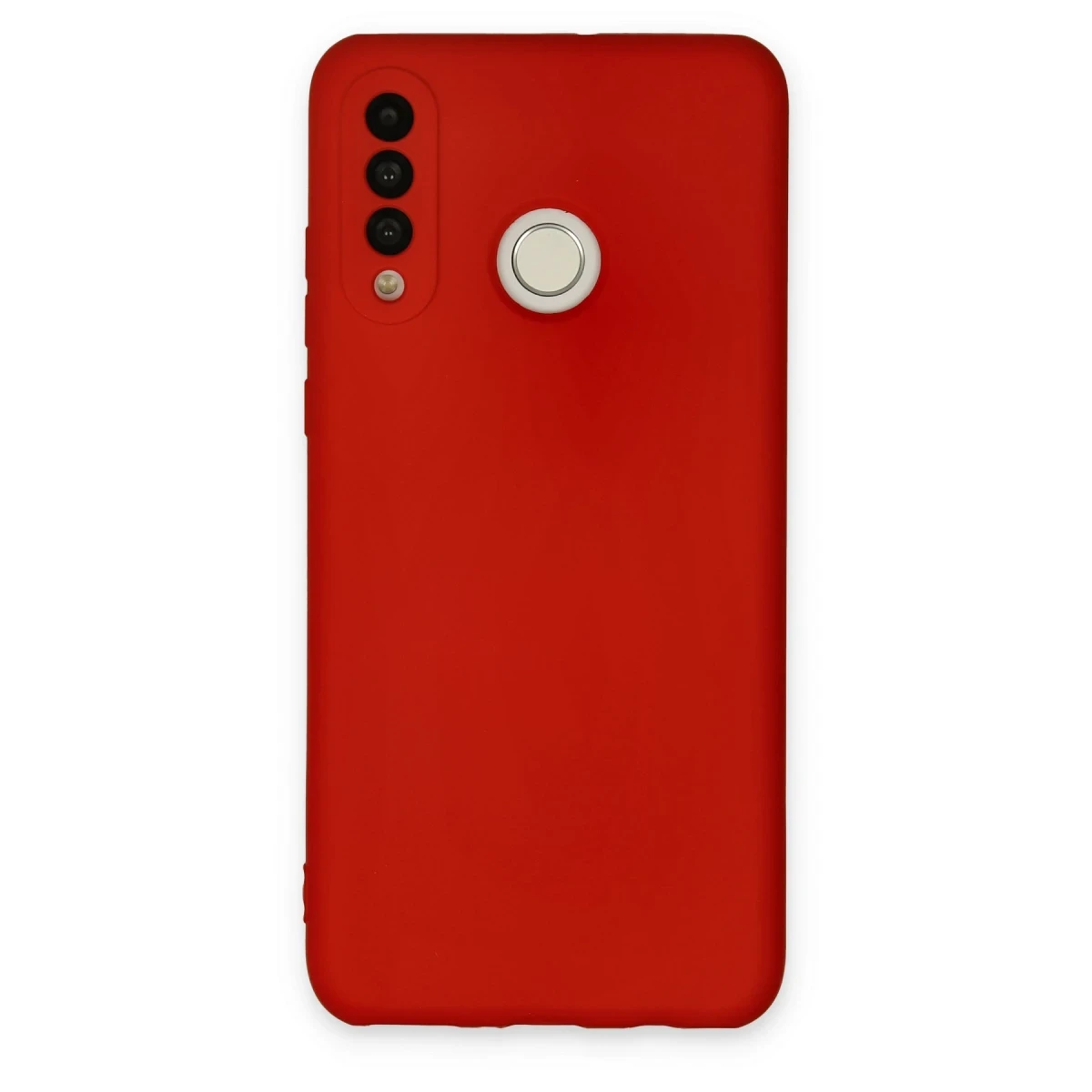 Newface Huawei P30 Lite Kılıf Nano içi Kadife Silikon - Kırmızı
