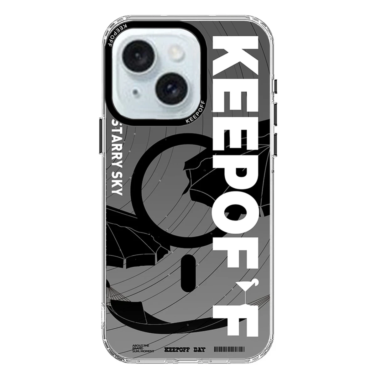 Keep Off Apple iPhone 15 Summer Travel Magsafe Kapak - Starry Night — görsel 4