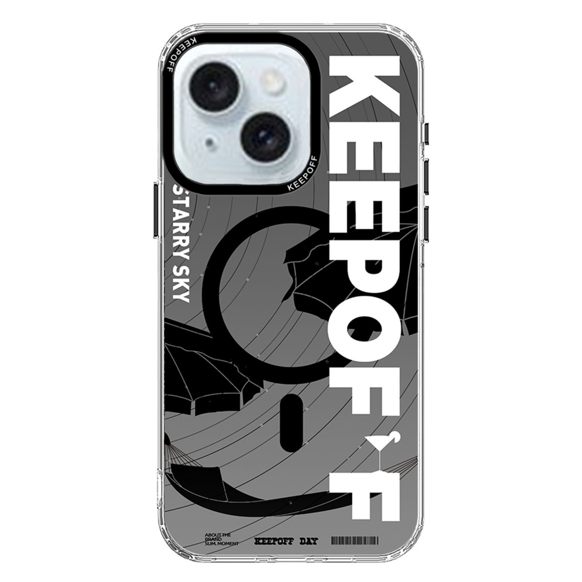 Keep Off Apple iPhone 15 Summer Travel Magsafe Kapak - Starry Night — görsel 7