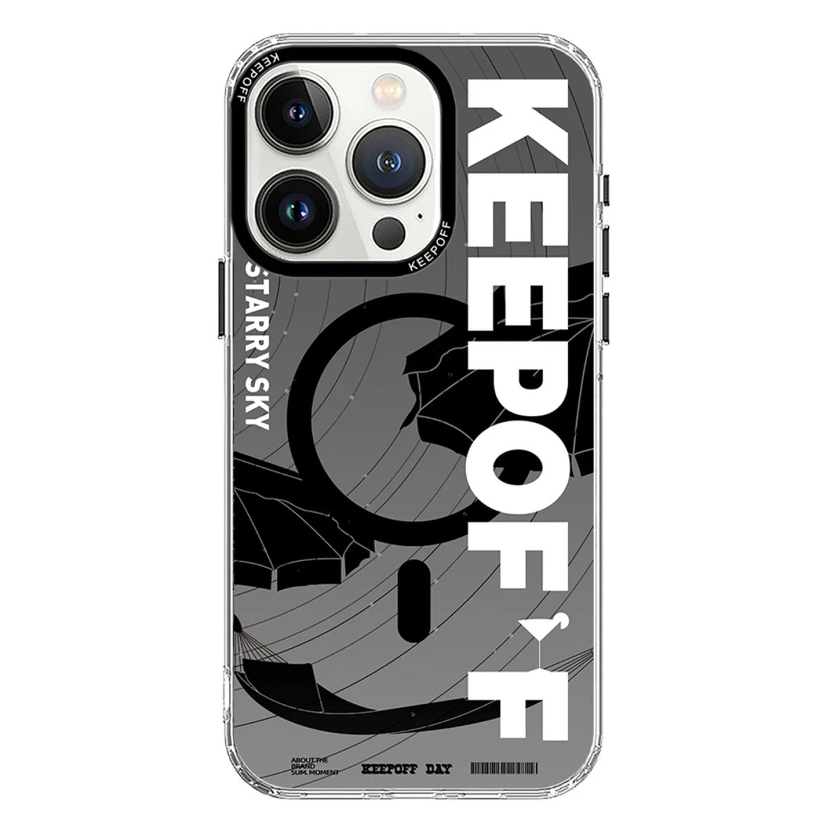 Keep Off Apple iPhone 15 Pro Max Summer Travel Magsafe Kapak - Starry Night — görsel 8