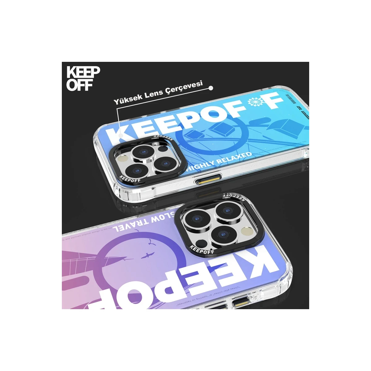 Keep Off Apple iPhone 15 Pro Max Summer Travel Magsafe Kapak - Starry Night — görsel 12