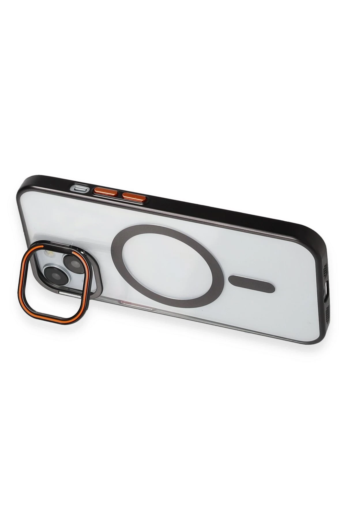Joko Apple iPhone 15 Crown Lens Standlı Magsafe Kapak - Siyah — görsel 3
