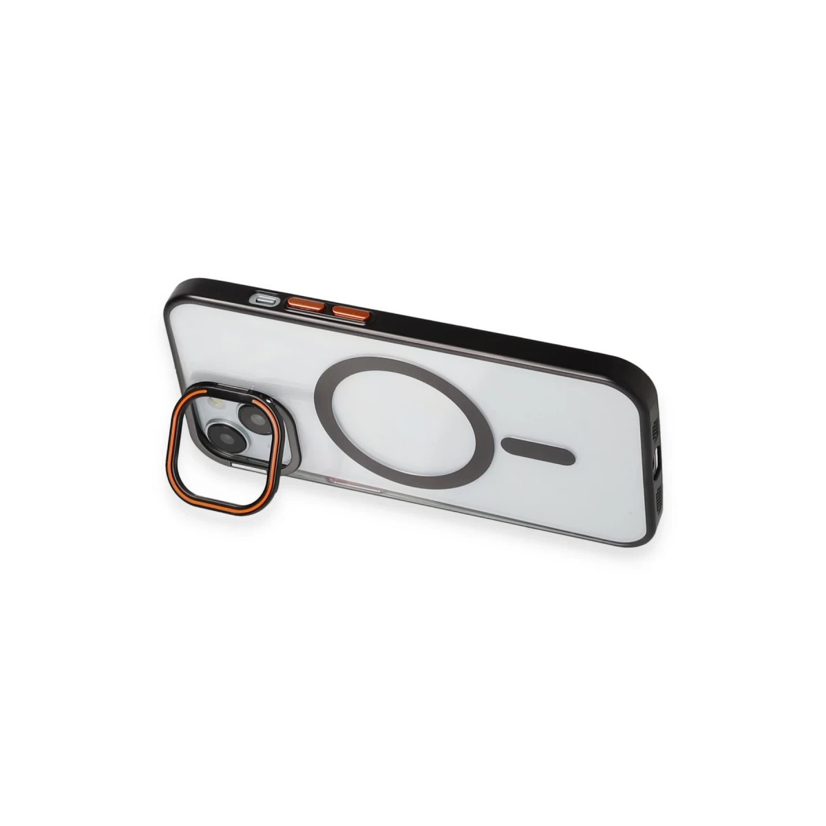 Joko Apple iPhone 15 Crown Lens Standlı Magsafe Kapak - Siyah — görsel 6