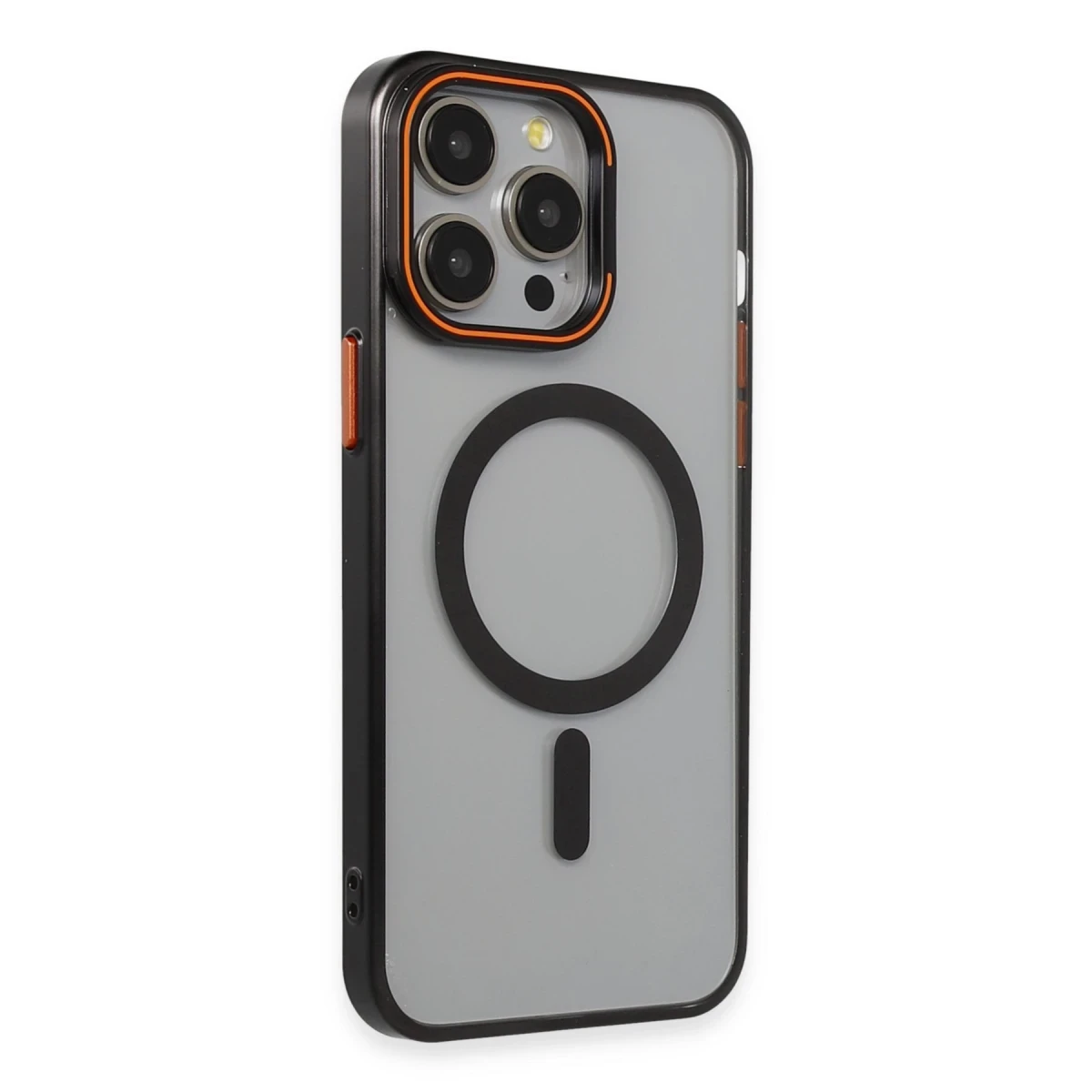 Joko Apple iPhone 15 Pro Max Crown Lens Standlı Magsafe Kapak - Siyah — görsel 4