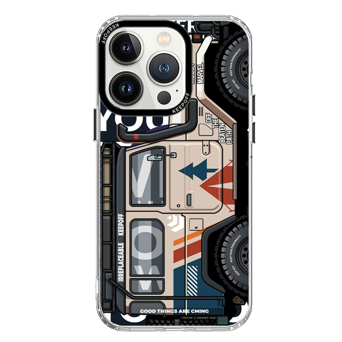 Keep Off Apple iPhone 15 Pro Max Cross Country Travel Magsafe Kapak - Jungle — görsel 7