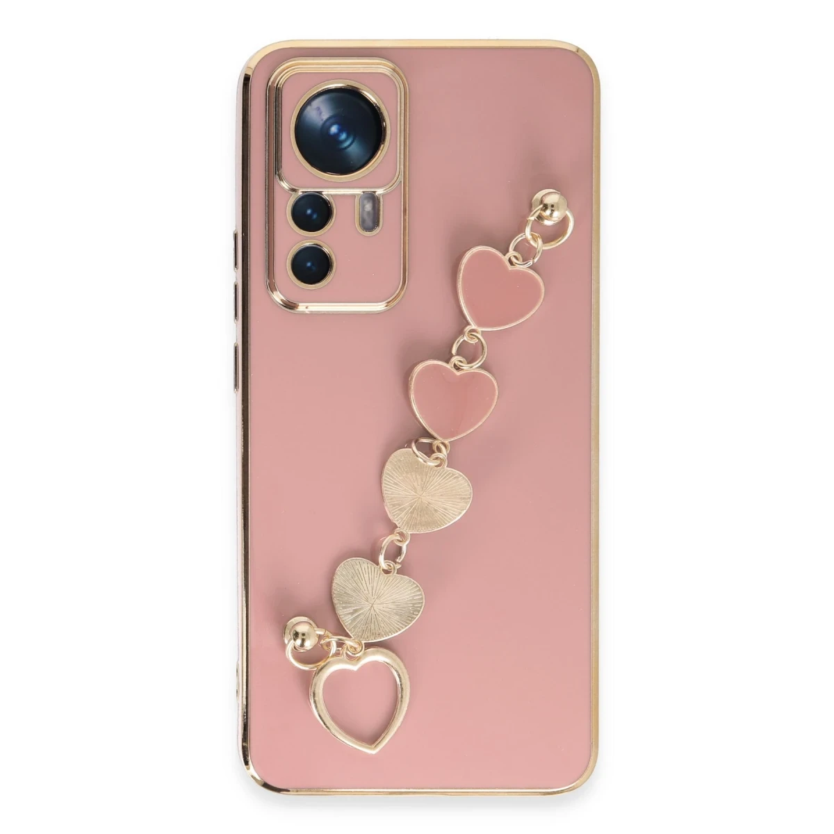 Newface Xiaomi Mi 12T Pro Kılıf Esila Silikon - Pudra