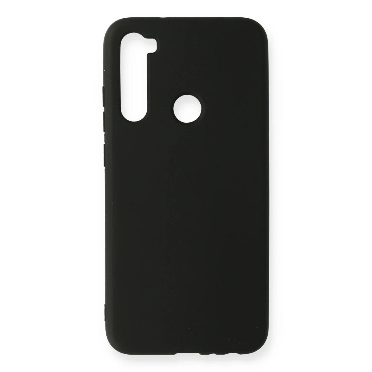 Newface Xiaomi Redmi Note 8 Kılıf Nano içi Kadife Silikon - Siyah