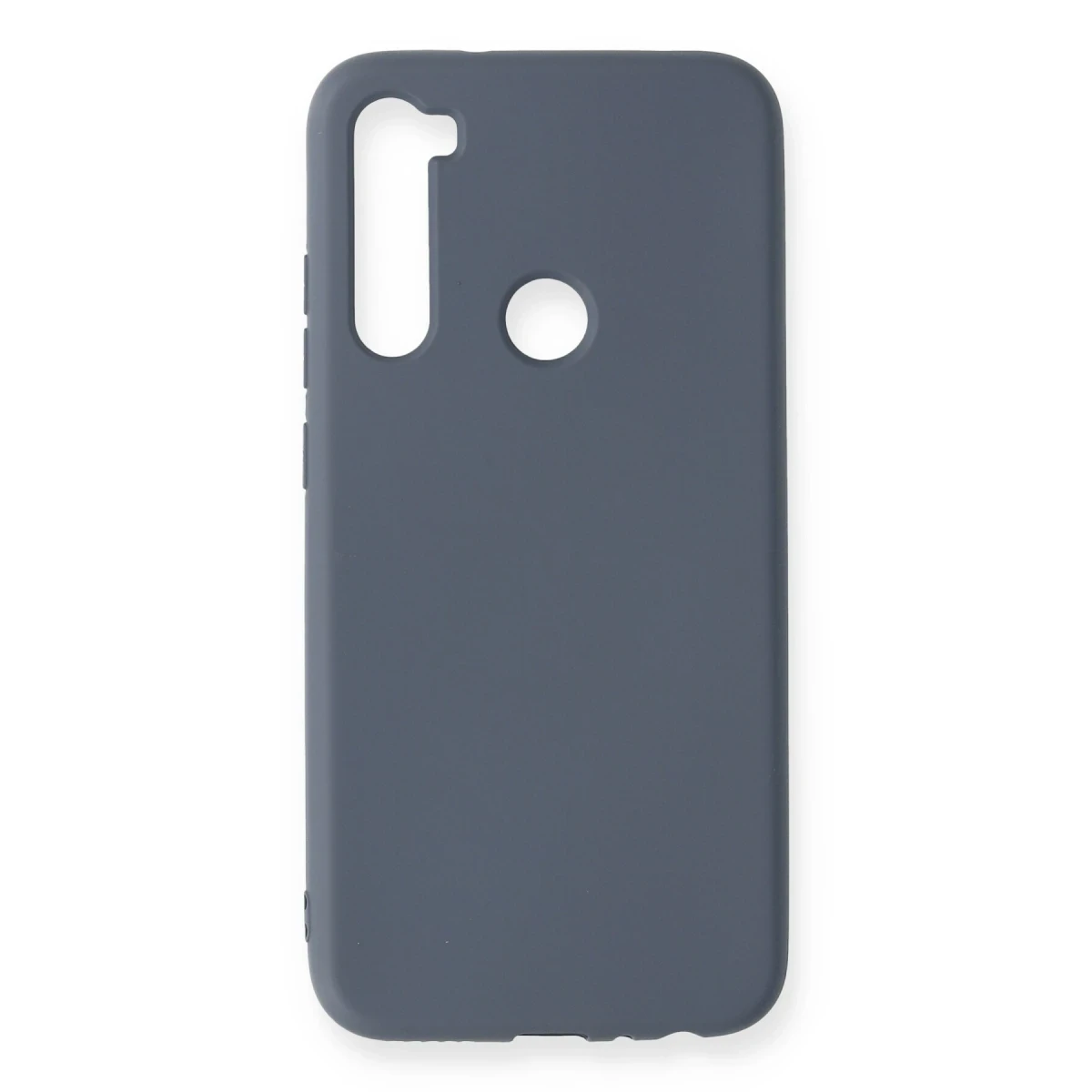 Newface Xiaomi Redmi Note 8 Kılıf Nano içi Kadife Silikon - Gri