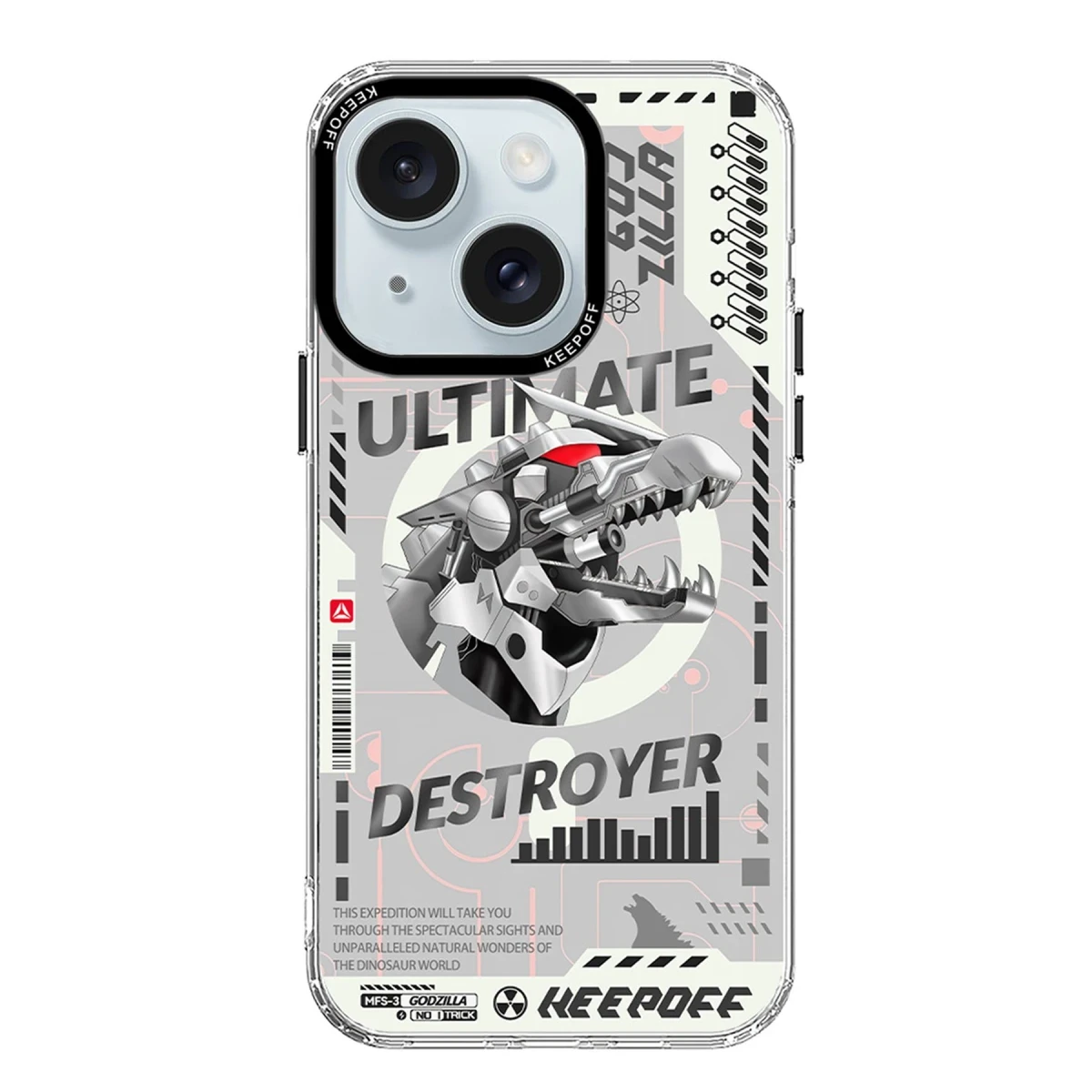 Keep Off Apple iPhone 15 DNA Magsafe Kapak - Godzilla — görsel 4