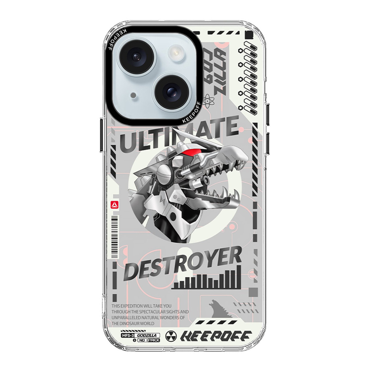 Keep Off Apple iPhone 15 DNA Magsafe Kapak - Godzilla — görsel 7