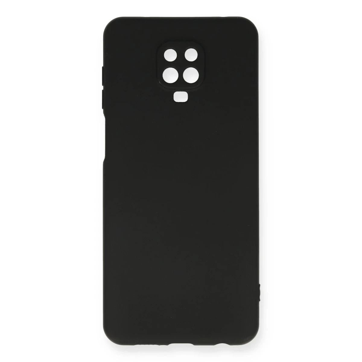 Newface Xiaomi Redmi Note 9 Pro Kılıf Nano içi Kadife Silikon - Siyah