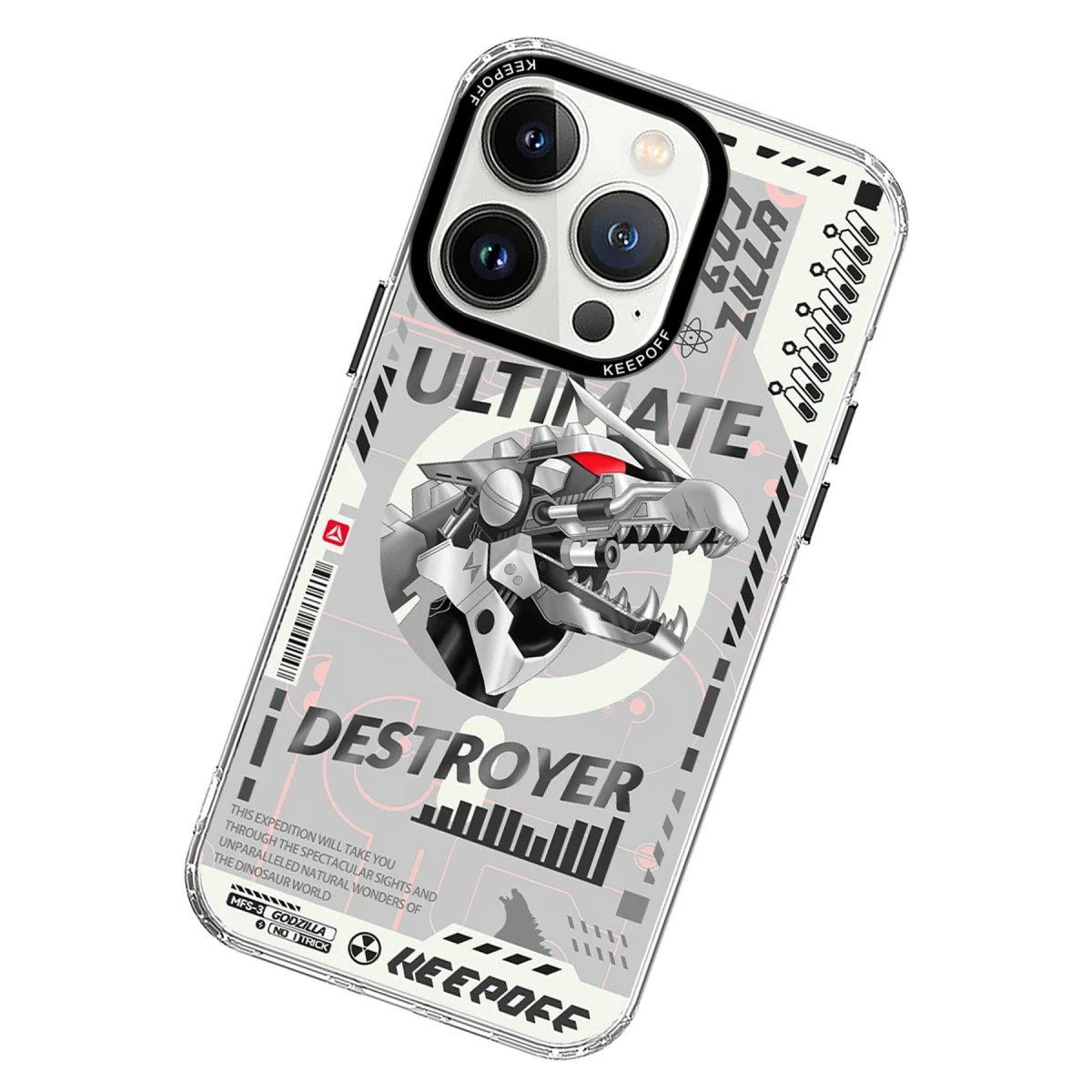 Keep Off Apple iPhone 15 Pro Max DNA Magsafe Kapak - Godzilla — görsel 5