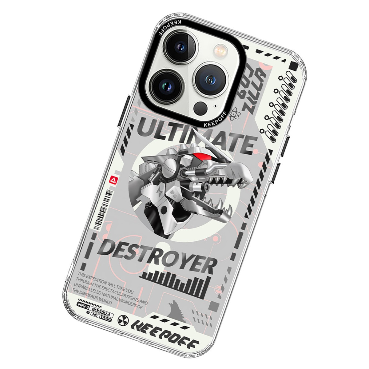 Keep Off Apple iPhone 15 Pro Max DNA Magsafe Kapak - Godzilla — görsel 8