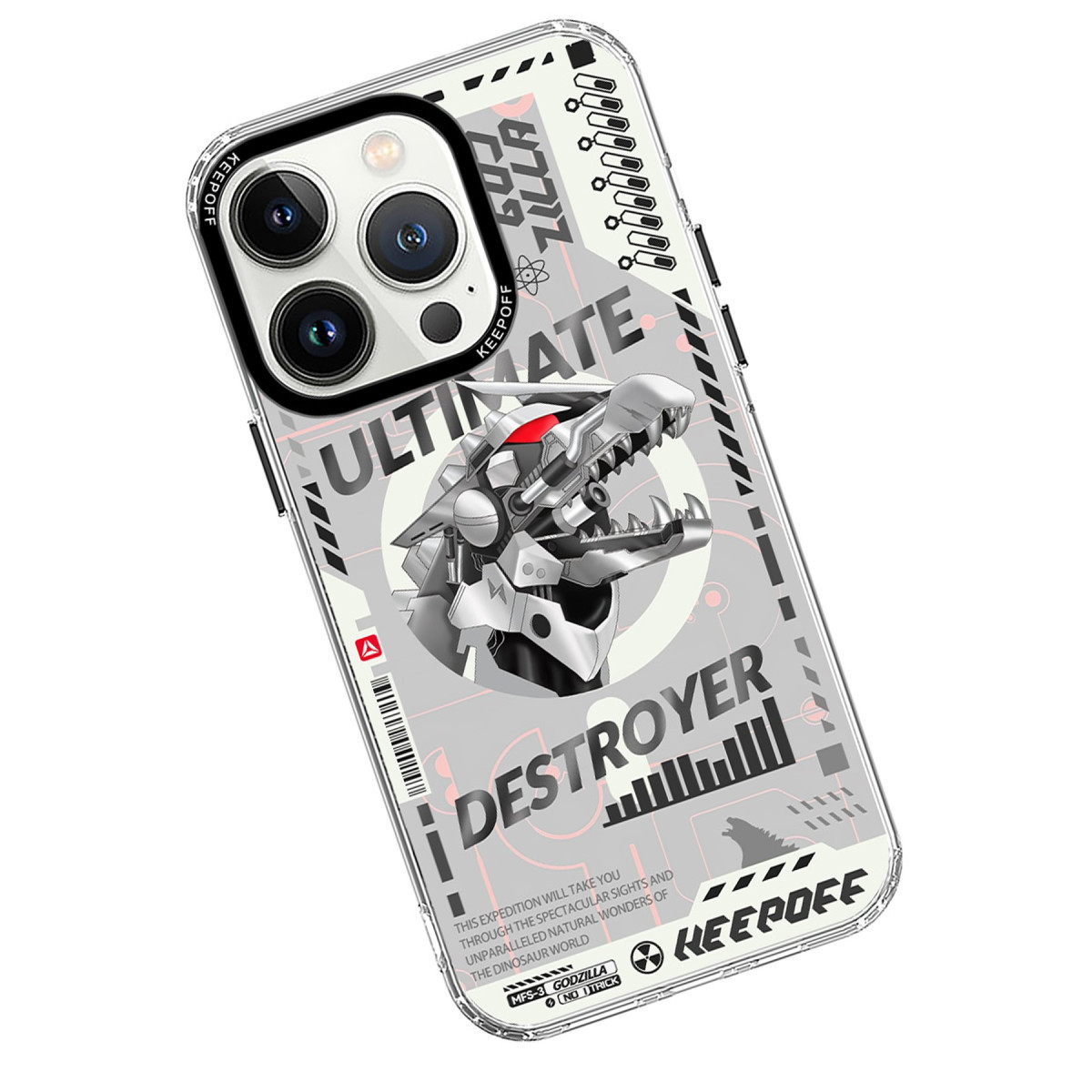 Keep Off Apple iPhone 15 Pro Max DNA Magsafe Kapak - Godzilla — görsel 9