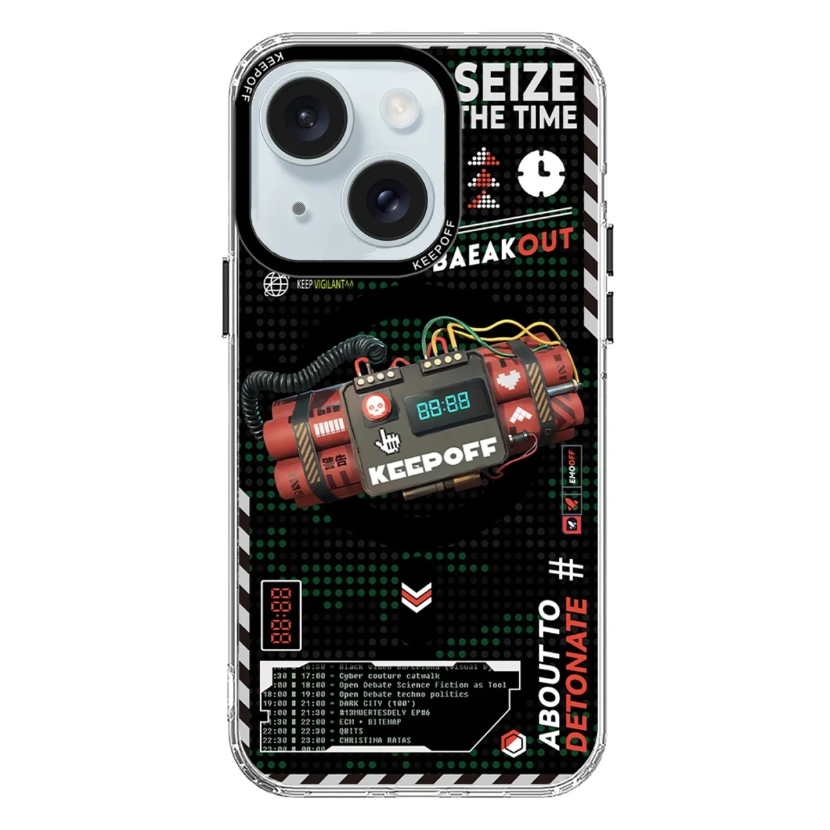 Keep Off Apple iPhone 15 Battlefield Magsafe Kapak - Blasting — görsel 4