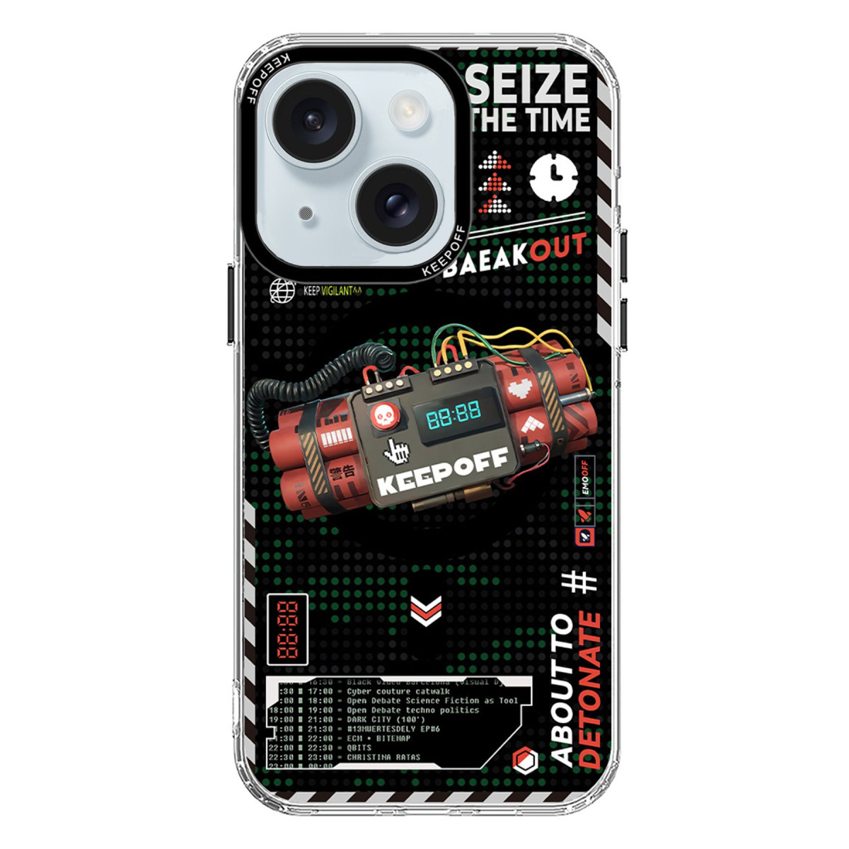 Keep Off Apple iPhone 15 Battlefield Magsafe Kapak - Blasting — görsel 7