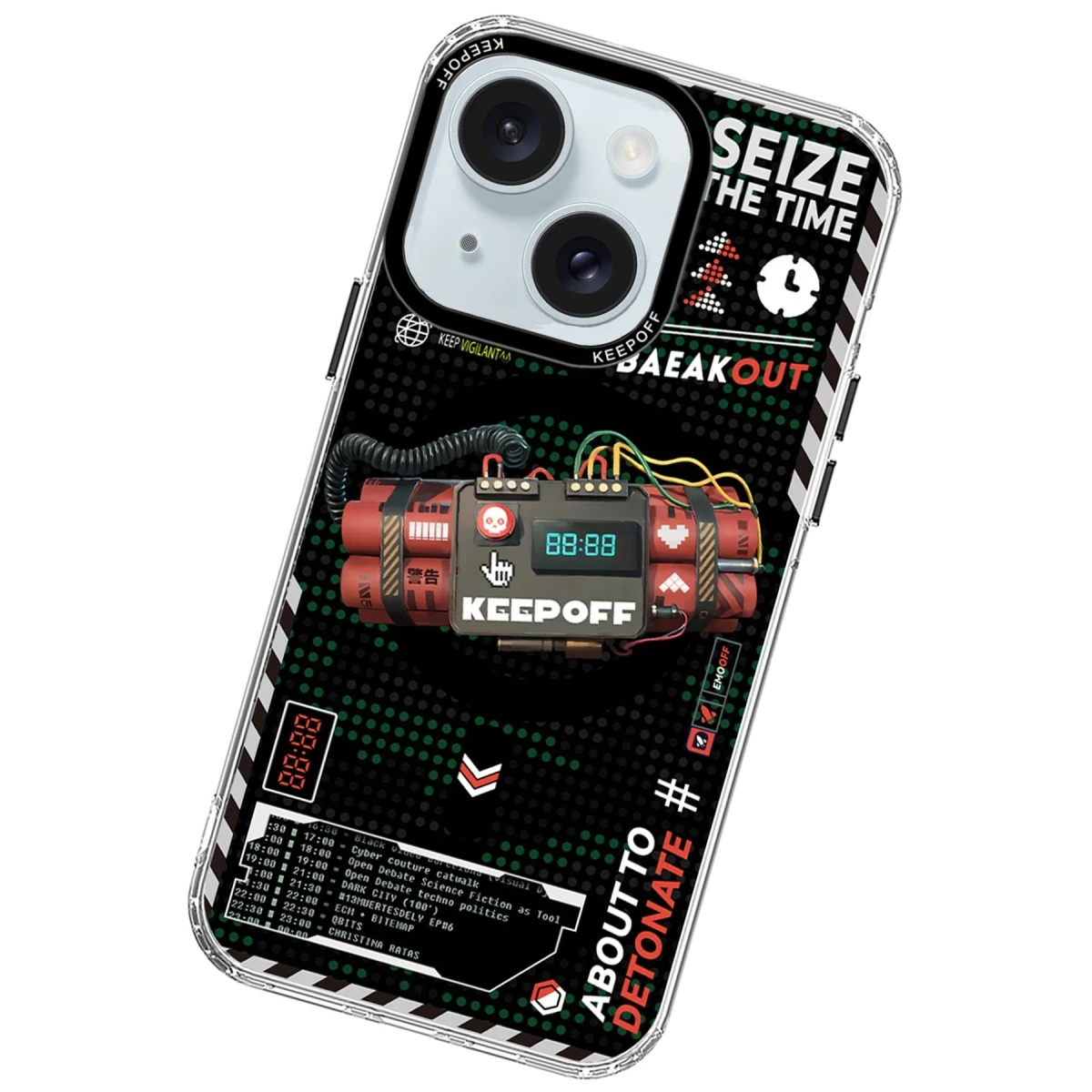 Keep Off Apple iPhone 15 Battlefield Magsafe Kapak - Blasting — görsel 5
