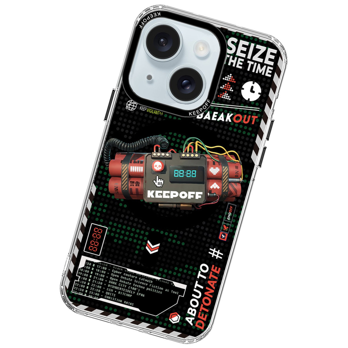Keep Off Apple iPhone 15 Battlefield Magsafe Kapak - Blasting — görsel 8