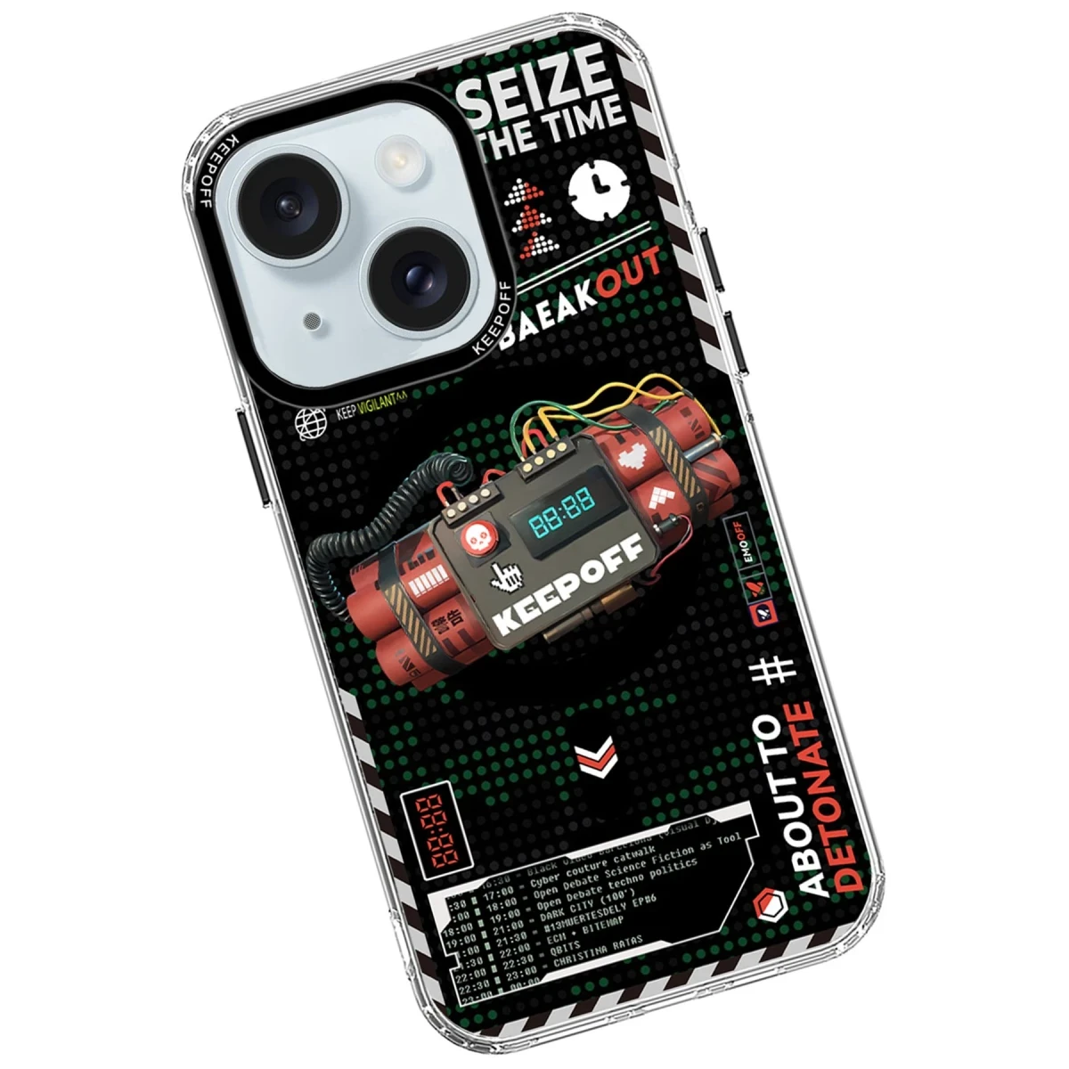 Keep Off Apple iPhone 15 Battlefield Magsafe Kapak - Blasting — görsel 6