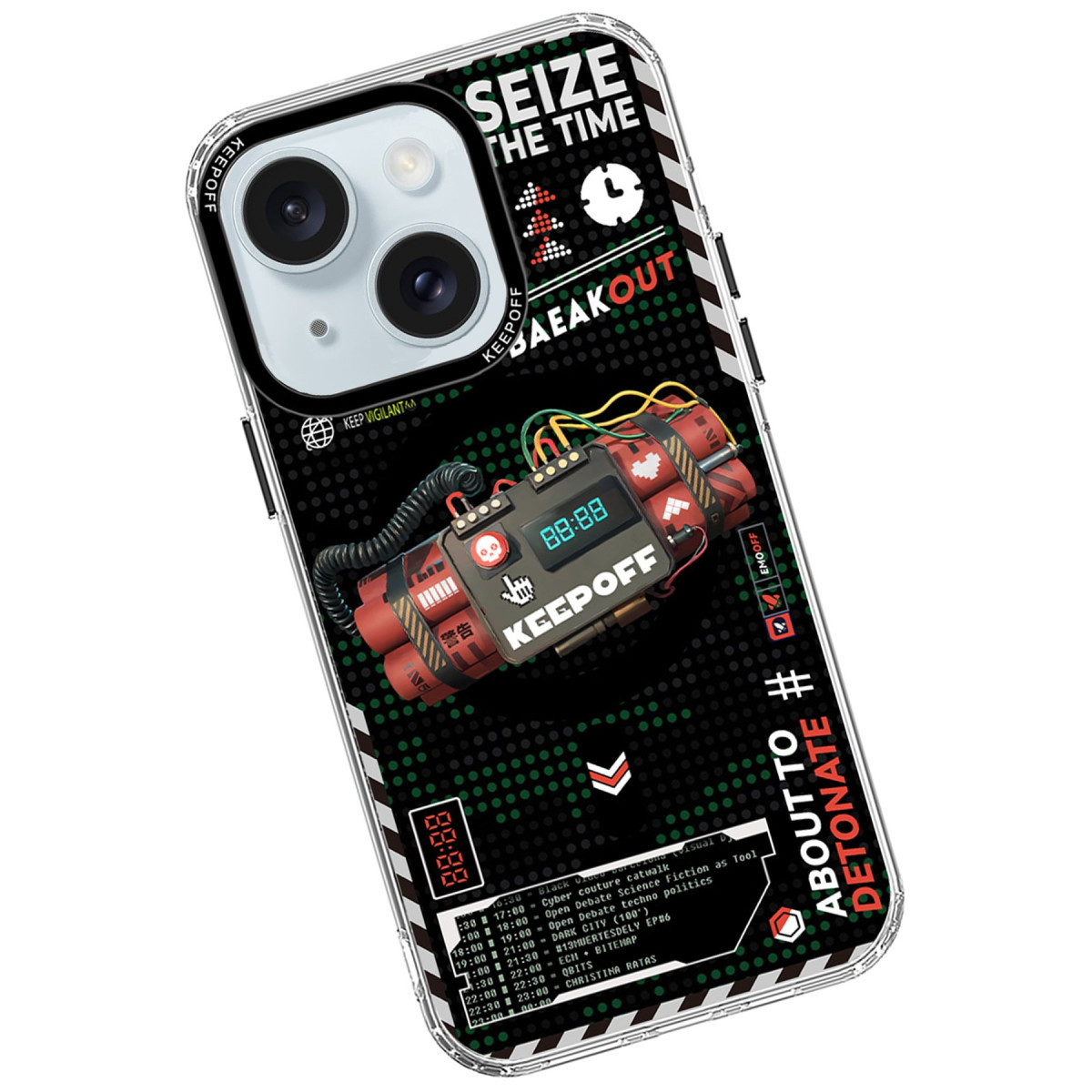 Keep Off Apple iPhone 15 Battlefield Magsafe Kapak - Blasting — görsel 9