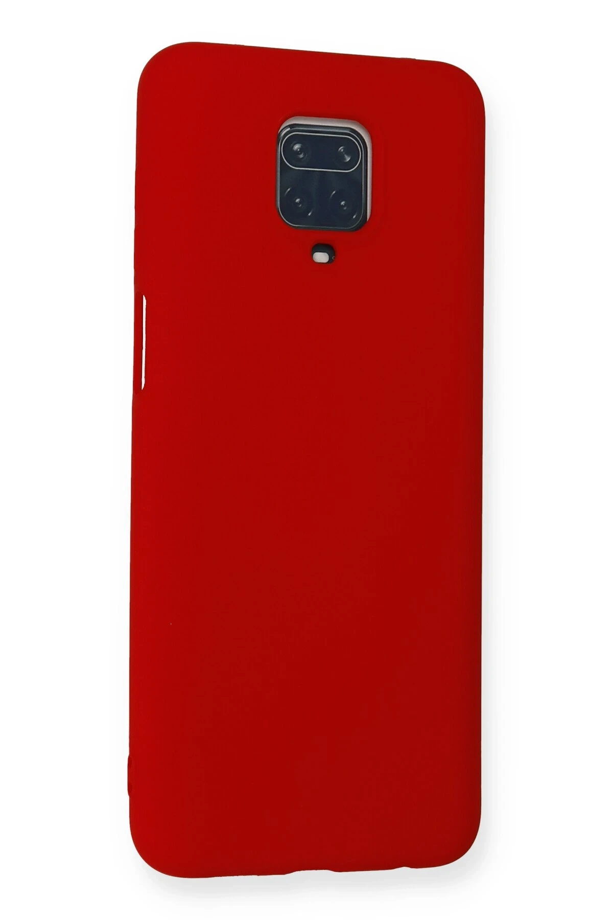 Newface Xiaomi Redmi Note 9 Pro Kılıf Nano içi Kadife Silikon - Kırmızı
