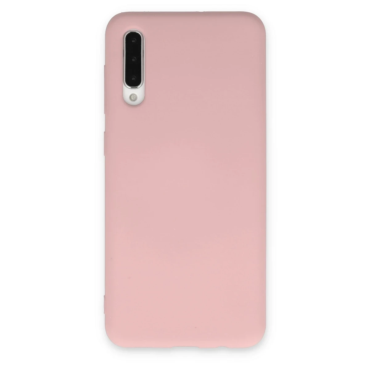 Newface Samsung Galaxy A30S Kılıf Nano içi Kadife Silikon - Pudra