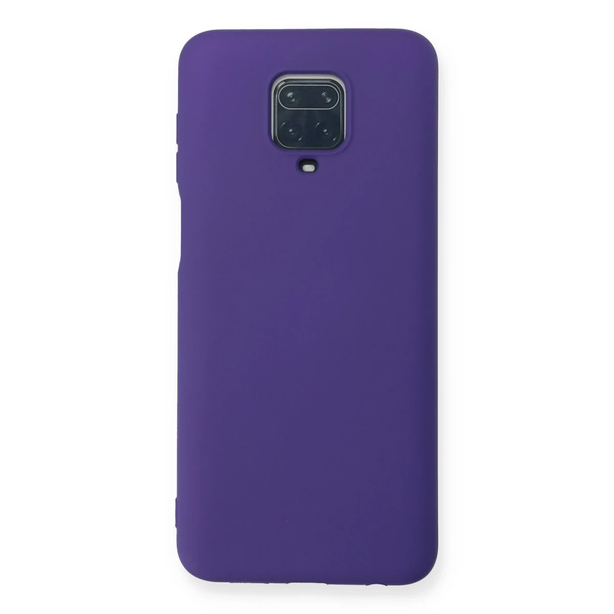 Newface Xiaomi Redmi Note 9 Pro Kılıf Nano içi Kadife Silikon - Mor