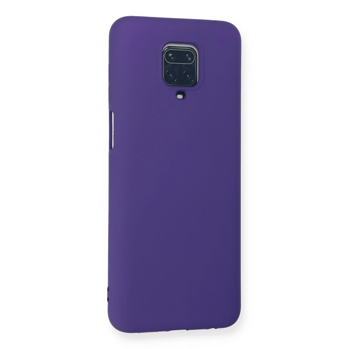 Newface Xiaomi Redmi Note 9 Pro Kılıf Nano içi Kadife Silikon - Mor
