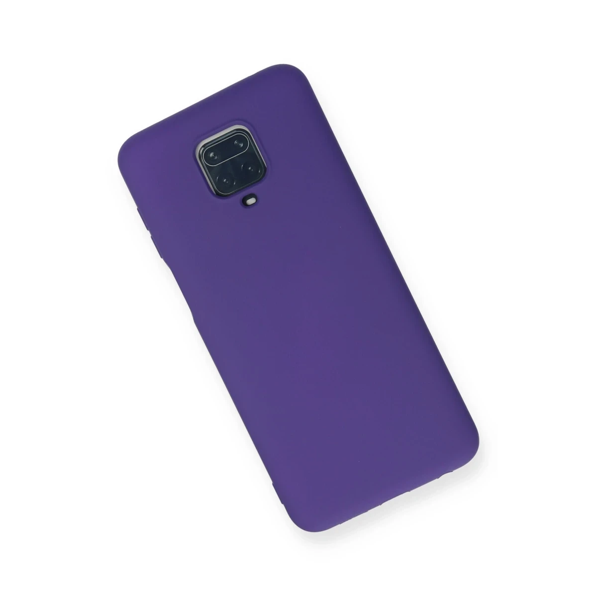 Newface Xiaomi Redmi Note 9 Pro Kılıf Nano içi Kadife Silikon - Mor