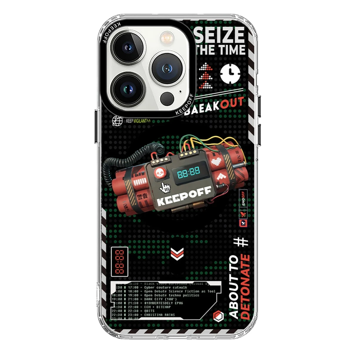 Keep Off Apple iPhone 15 Pro Battlefield Magsafe Kapak - Blasting — görsel 4