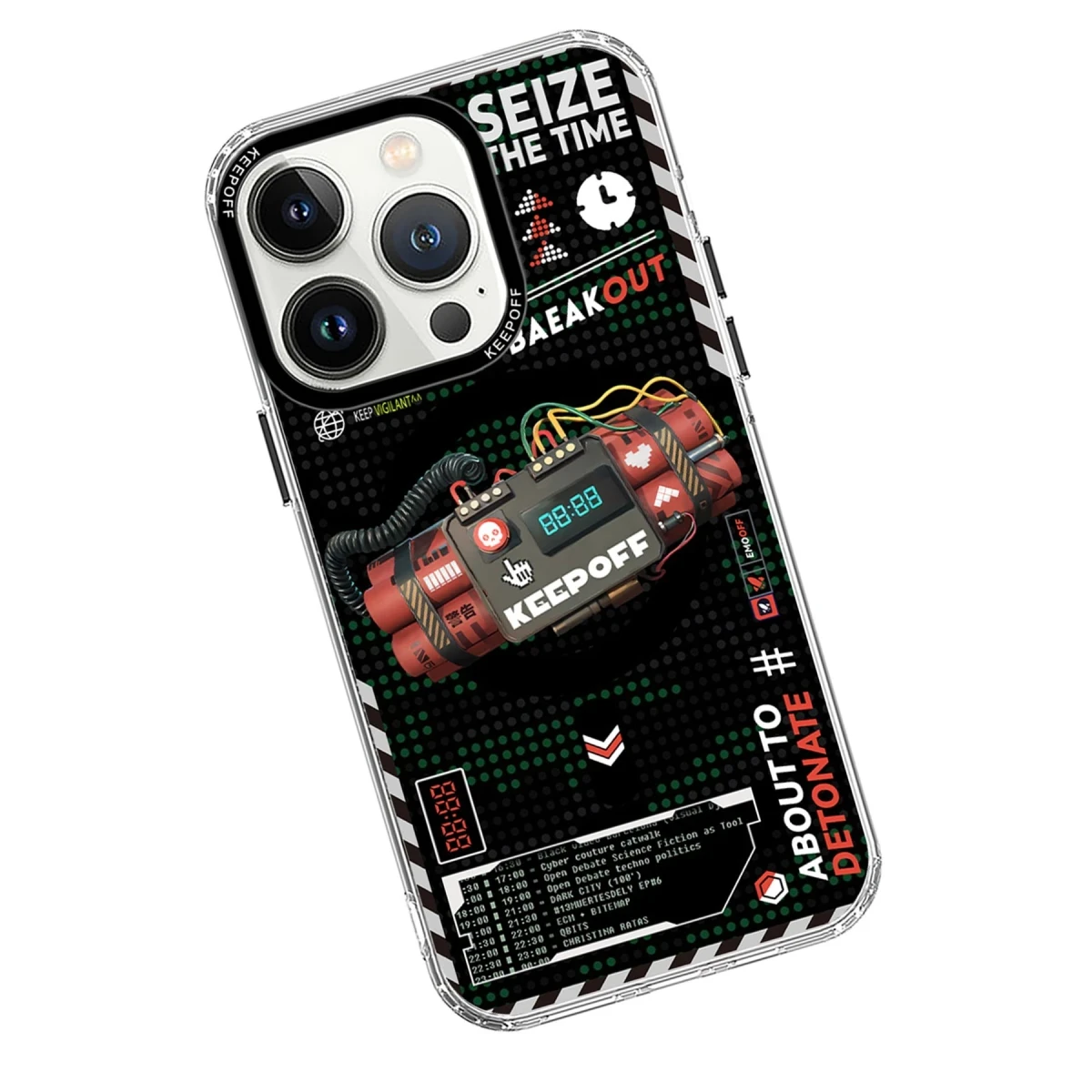 Keep Off Apple iPhone 15 Pro Battlefield Magsafe Kapak - Blasting — görsel 5