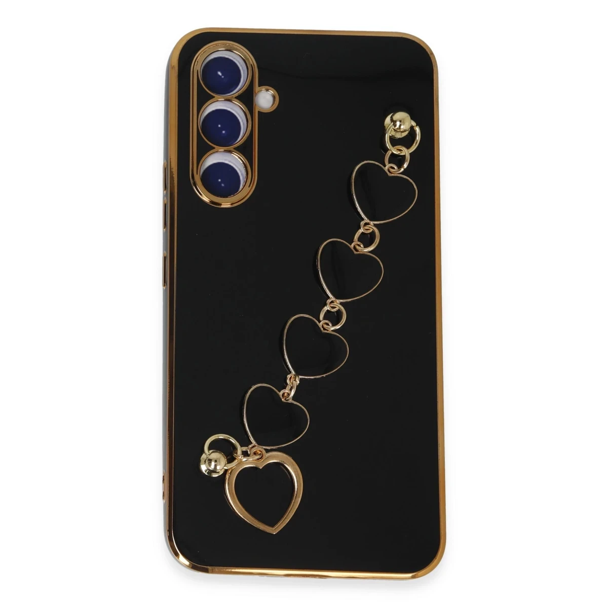 Newface Samsung Galaxy A54 5G Kılıf Esila Silikon - Siyah