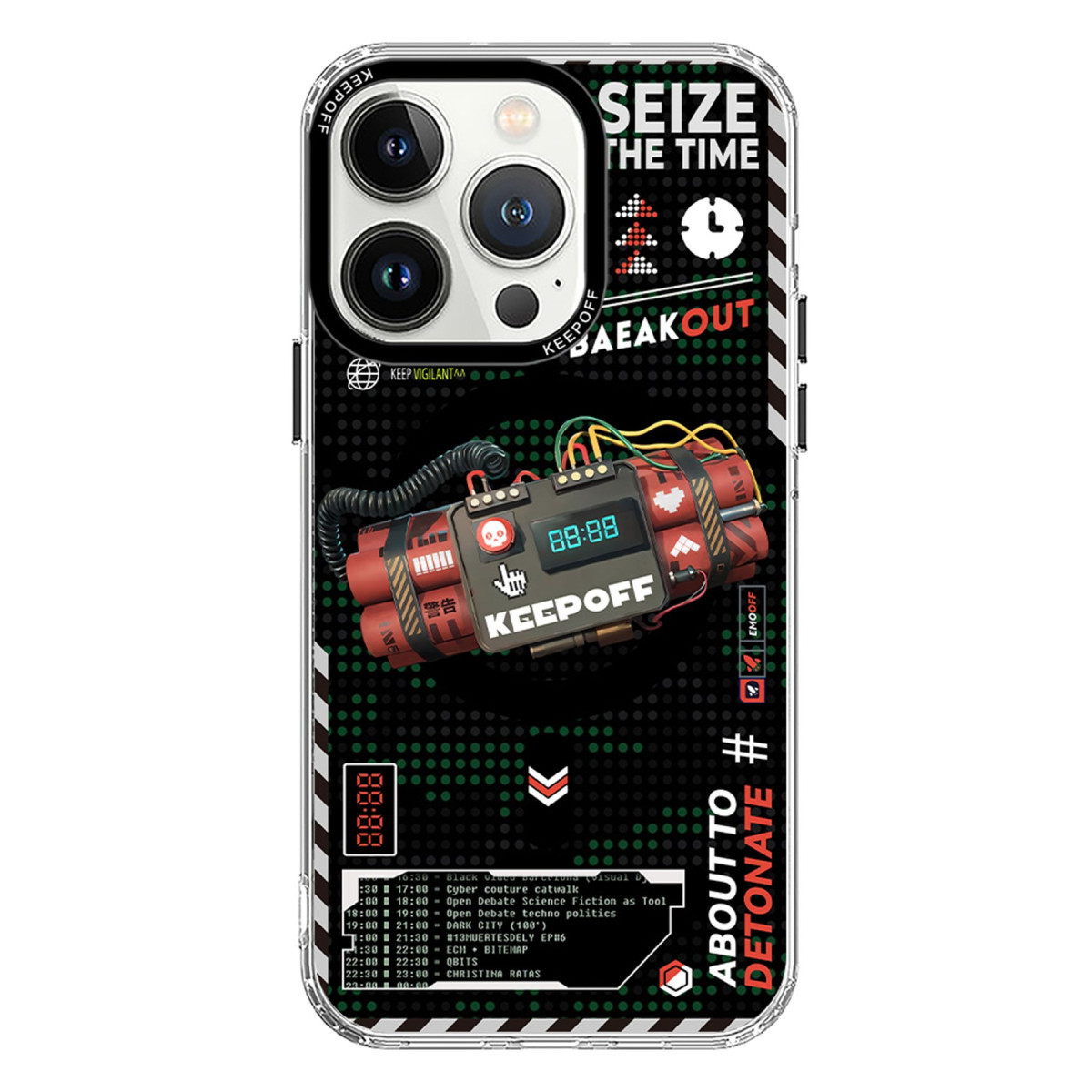 Keep Off Apple iPhone 15 Pro Max Battlefield Magsafe Kapak - Blasting — görsel 7