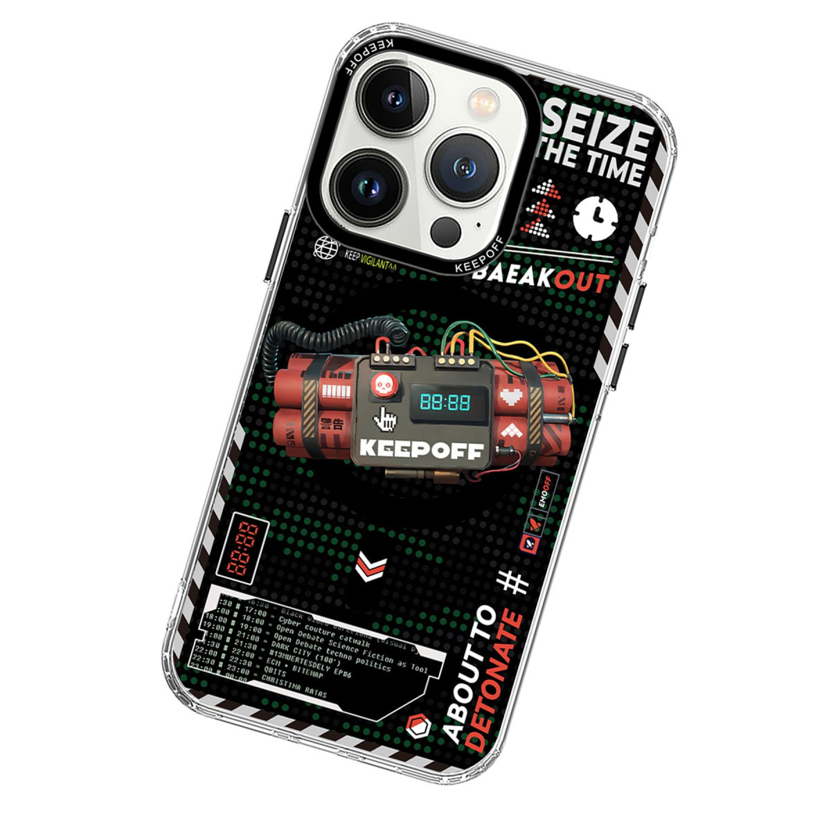 Keep Off Apple iPhone 15 Pro Max Battlefield Magsafe Kapak - Blasting — görsel 9