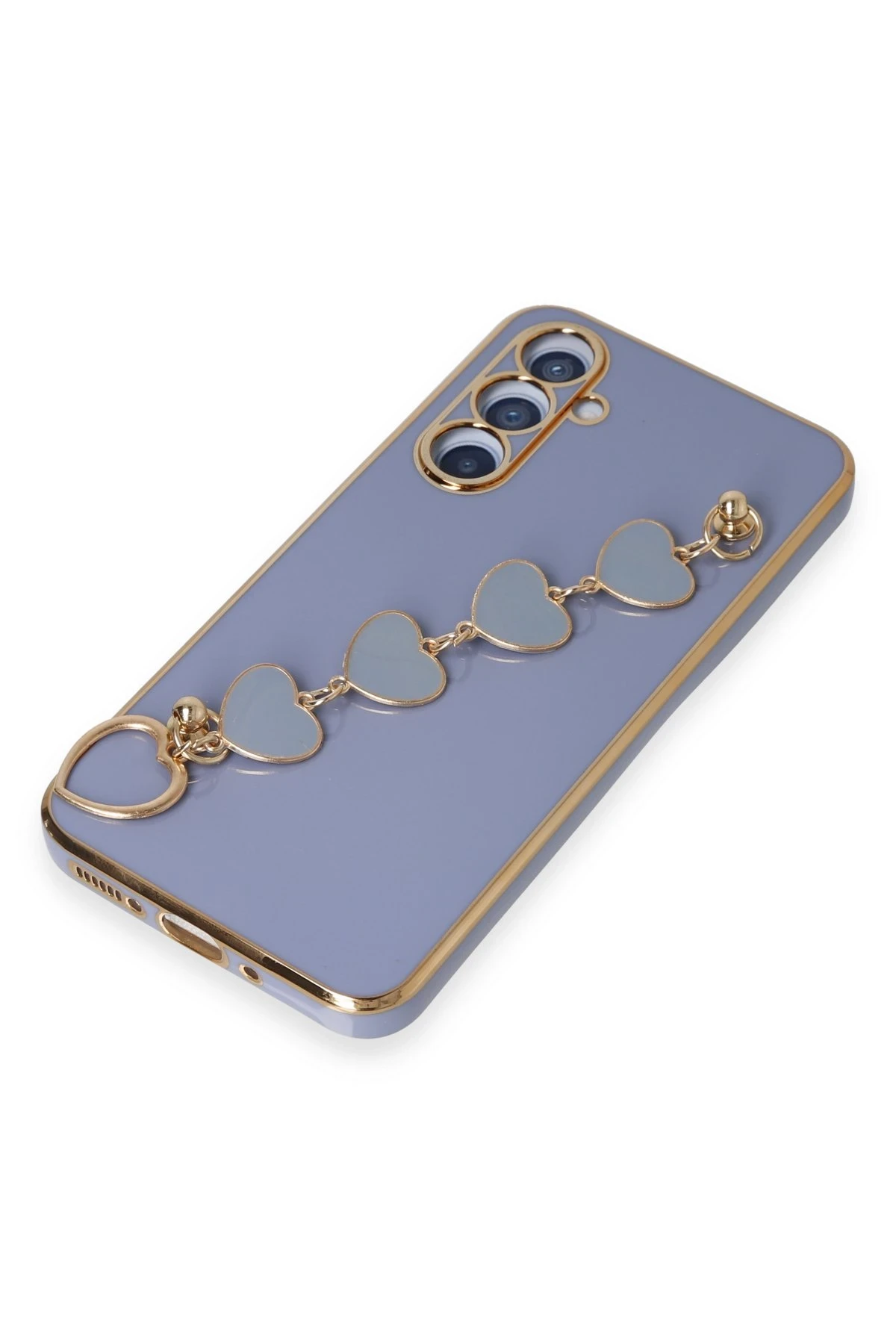 Newface Samsung Galaxy A54 5G Kılıf Esila Silikon - Gri