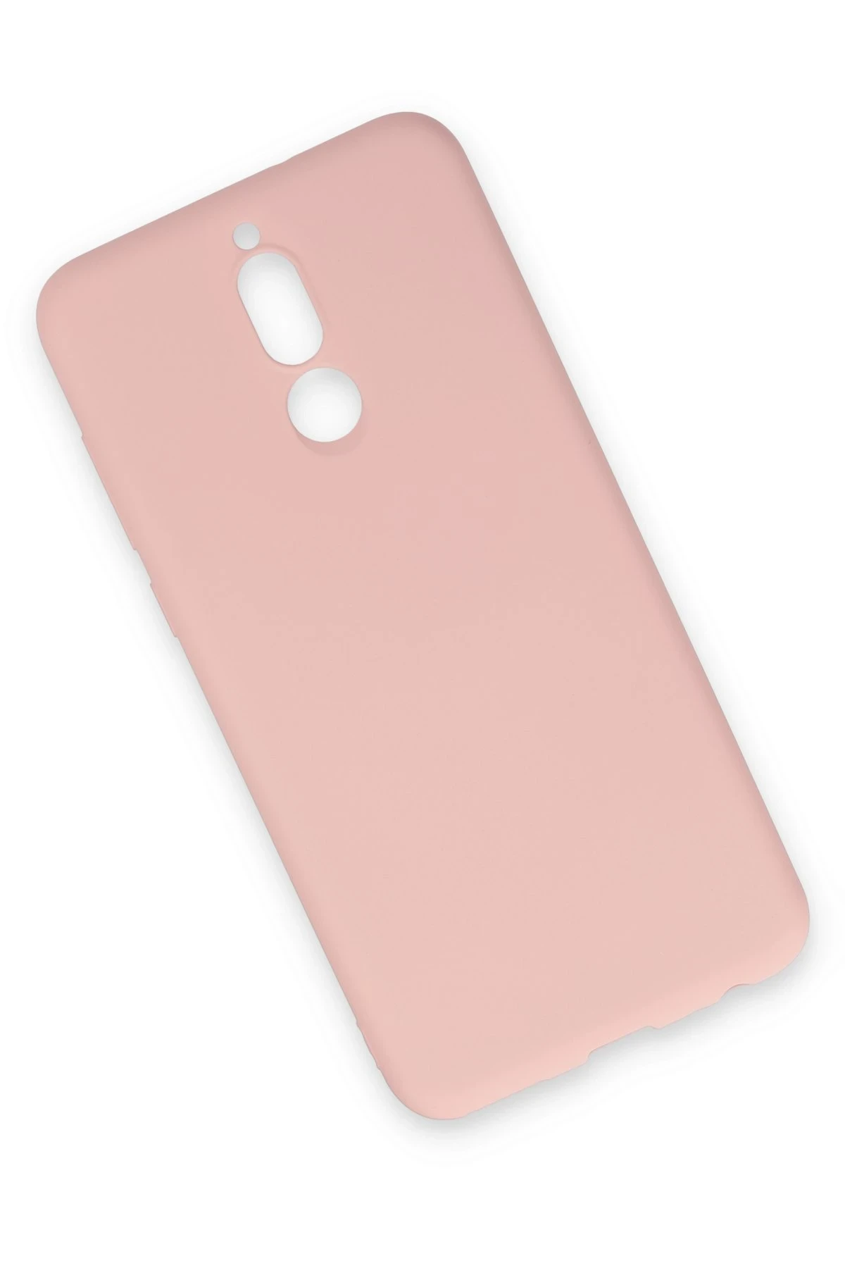 Newface Huawei Mate 10 Lite Kılıf Nano içi Kadife Silikon - Pudra