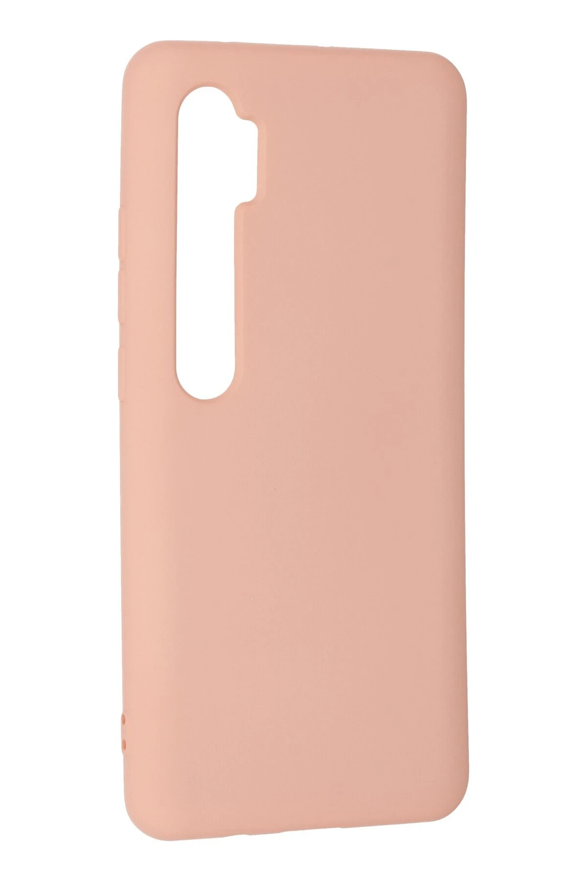 Newface Xiaomi Mi Note 10 Lite Kılıf Nano içi Kadife Silikon - Pudra