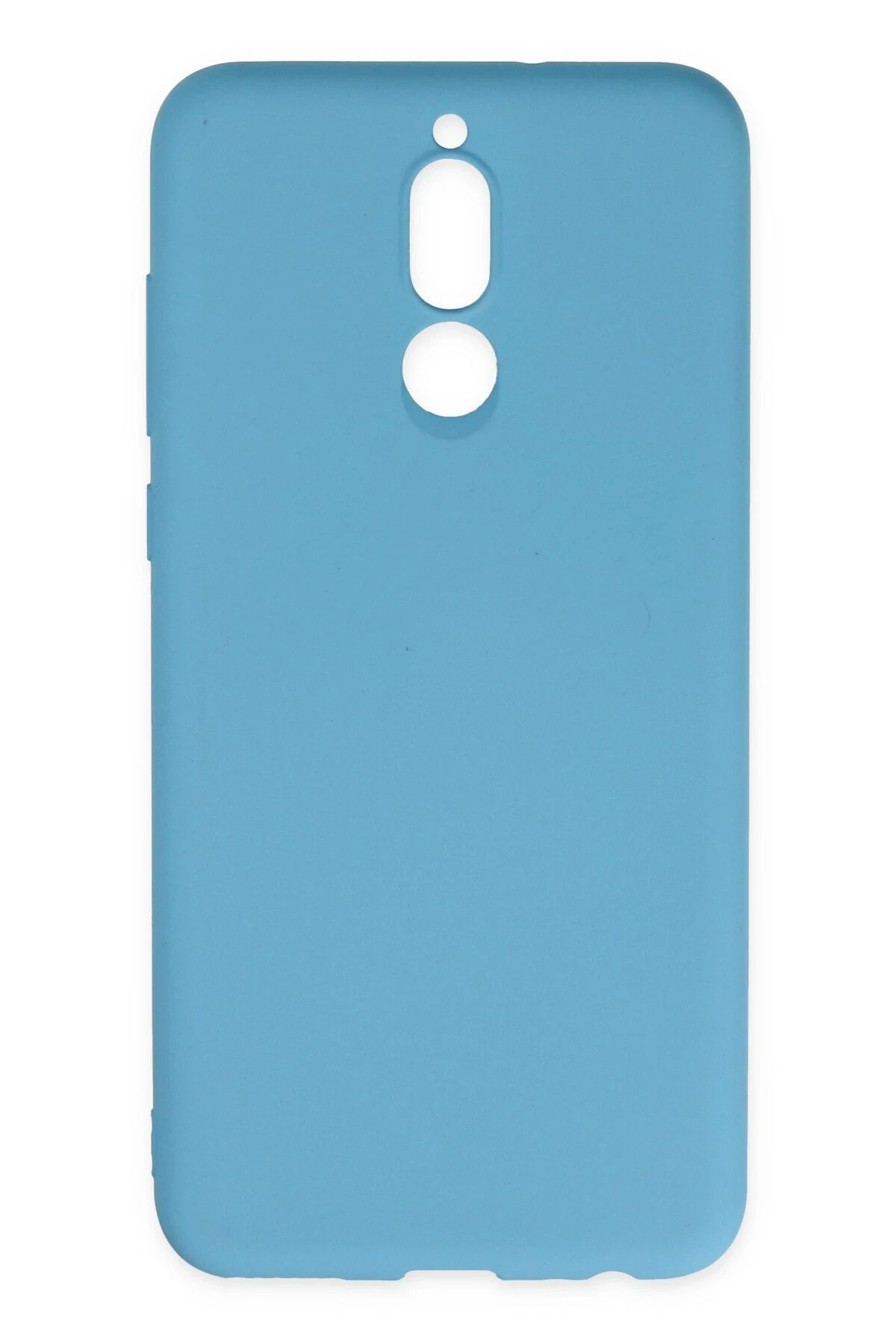 Newface Huawei Mate 10 Lite Kılıf Nano içi Kadife Silikon - Mavi