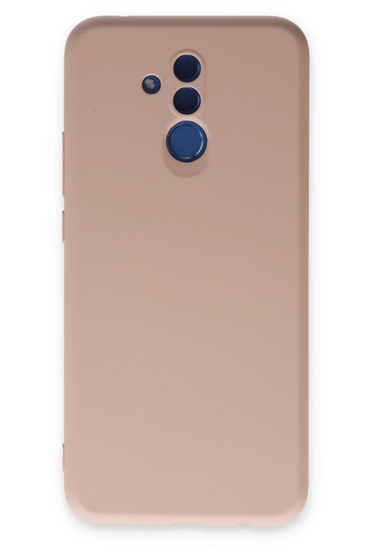 Newface Huawei Mate 20 Lite Kılıf Nano içi Kadife Silikon - Pudra
