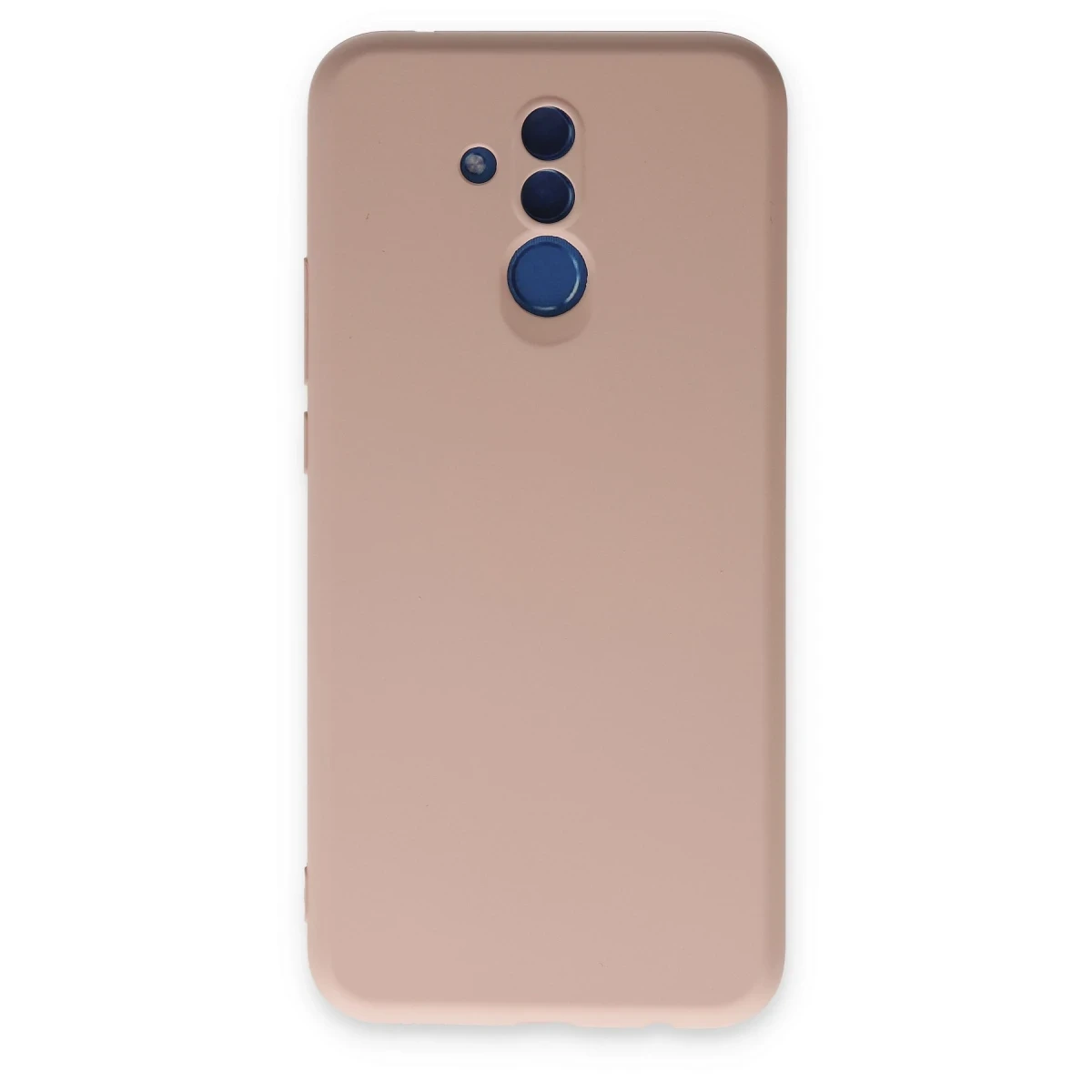 Newface Huawei Mate 20 Lite Kılıf Nano içi Kadife Silikon - Pudra