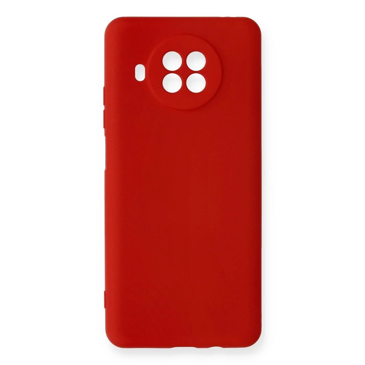 Newface Xiaomi Mi 10T Lite Kılıf Nano içi Kadife Silikon - Kırmızı