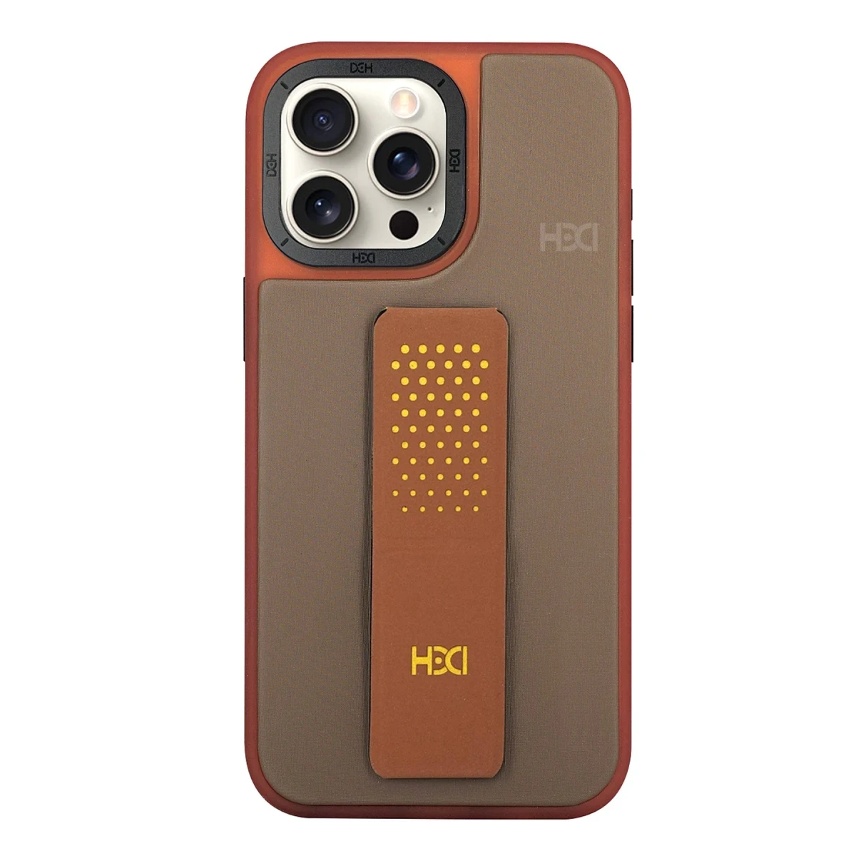 HDD Apple iPhone 14 Pro Max HBC-239 Colombo Standlı Kapak - Kahverengi