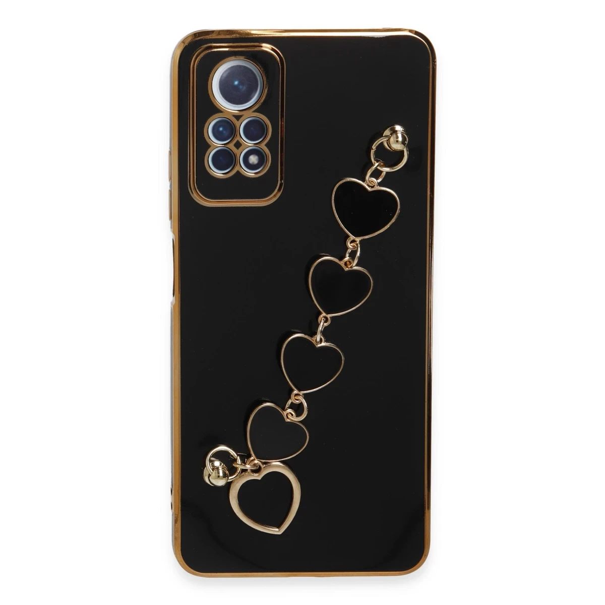 Newface Xiaomi Redmi Note 12 Pro 4G Kılıf Esila Silikon - Siyah