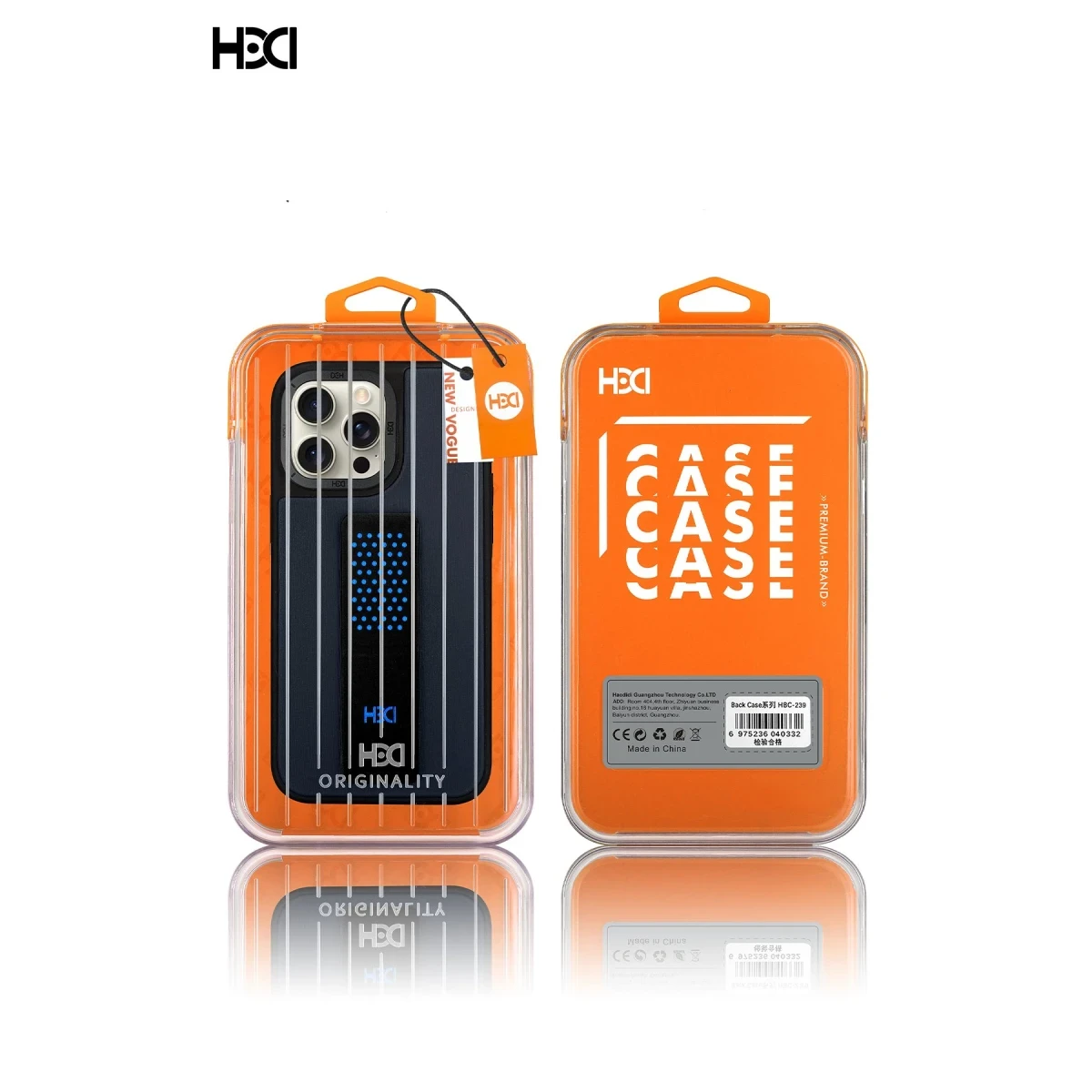 HDD Apple iPhone 15 Pro Max HBC-239 Colombo Standlı Kapak - Mor